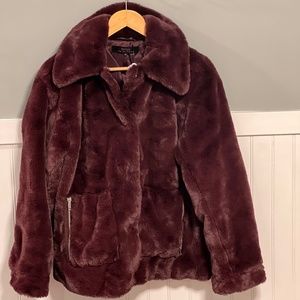 NWT Faux Fur Trina Turk Jacket